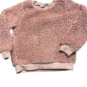 Pippa & Julie Cozy Pink Sherpa Sweater